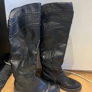 Chic Black Over the Knee Women's Boots